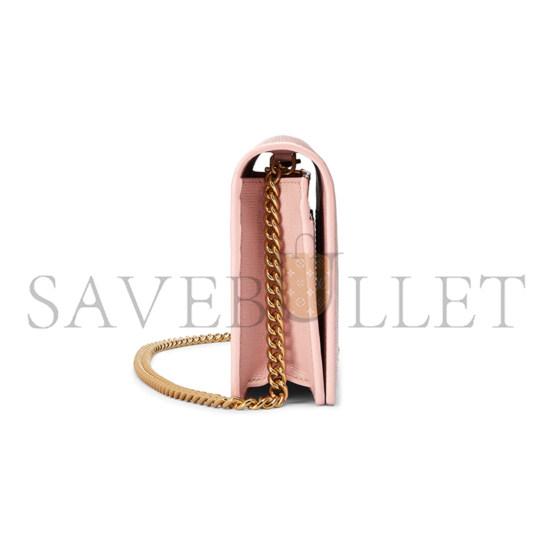 GUCCI CHAIN WALLET WITH GUCCI SCRIPT 772643 (20*12.5*4cm) GUCCI CHAIN WALLET WITH GUCCI SCRIPT 772643 (20*12.5*4cm)